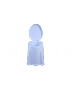 TEL HIGH COMMODE WITH GRIPER - LAVENDER BLUE