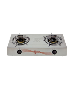 RFL QUEEN CI AUTO DOUBLE LPG STOVE - SILVER