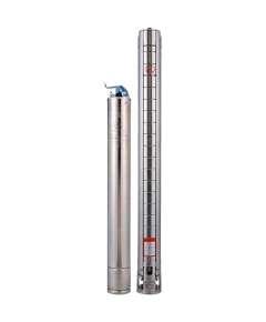 RFL 100QRM4/25A BORE WELL TYPE SUBMERSIBLE WATER PUMP 4" - SILVER & BLUE
