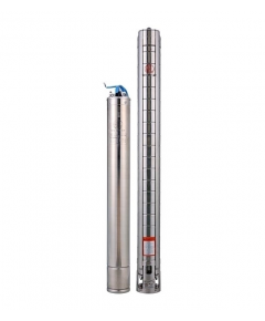 RFL 100QRM3/12-A BORE WELL TYPE SUBMERSIBLE WATER PUMP 4" - SILVER & BLUE