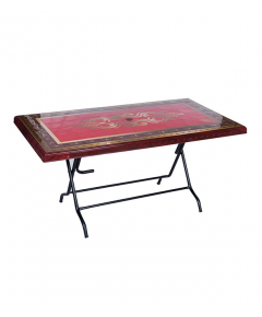 RFL ROCK-1 PRINTED DECO TABLE - ROSEWOOD