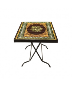 RFL FANCY PRINTED DECO CLASSIC TABLE - BLACK