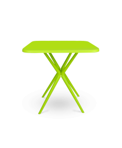 RFL P/L SQUARE RESTAURANT TABLE 4 SEATED - LIME GREEN