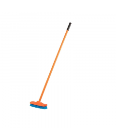 KLEEN LONG HANDLE FLOOR BRUSH - ORANGE