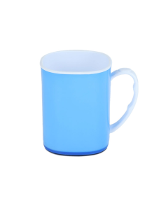 RFL ROYAL MUG 400 ML - WHITE & TRANSPARENT BLUE