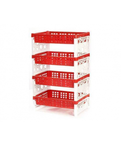 TEL LOVE RACK - WHITE & RED