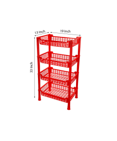 RFL 4 STEP BEAUTY RACK - RED