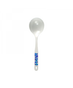 ITALIANO SKY LINE PREMIUM COUP SPOON 10.5" - WHITE & BLUE