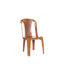 RFL POLYPROPYLENE ARMLESS PATI CHAIR - SANDAL WOOD