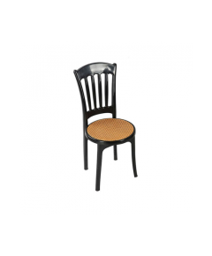 RFL POLYPROPYLENE CLASSIC CROWN CHAIR - BLACK