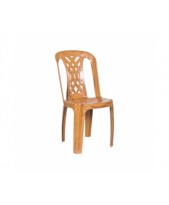 RFL POLYPROPYLENE SMART ARMLESS CHAIR - SANDAL WOOD