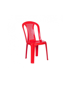 RFL POLYPROPYLENE SMART SLIM CHAIR FANCY - RED