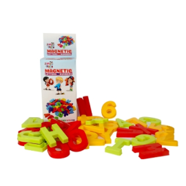 JIM & JOLLY MAGNETIC LETTER & NUMBER - MULTICOLOR