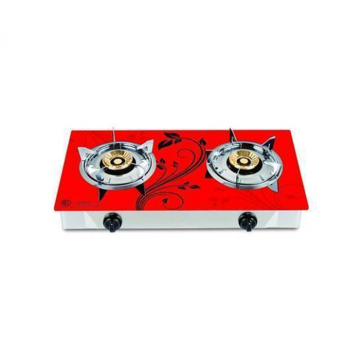 Kitchen Accessories Stove & Hood Double Stove RFL Silky Double LPG Stove Red