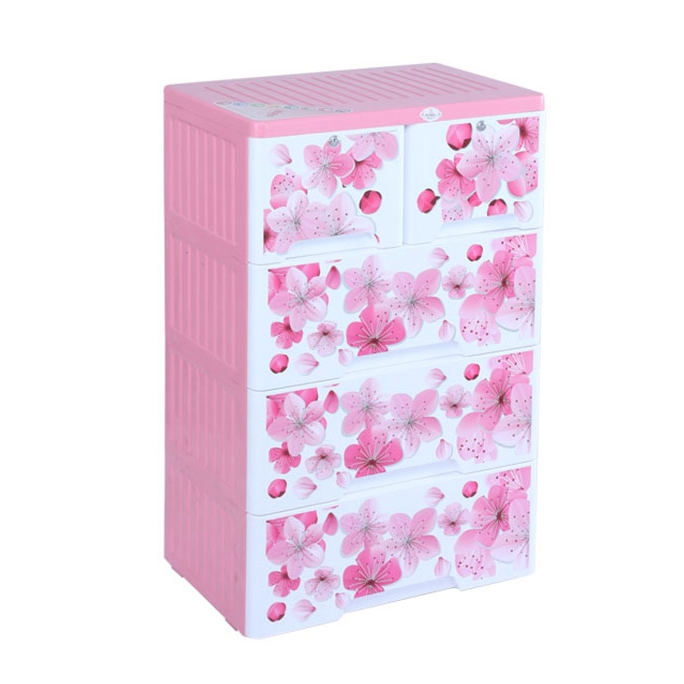 Furniture Plastic Furniture Plastic Wardrobe RFL 4D Cherry