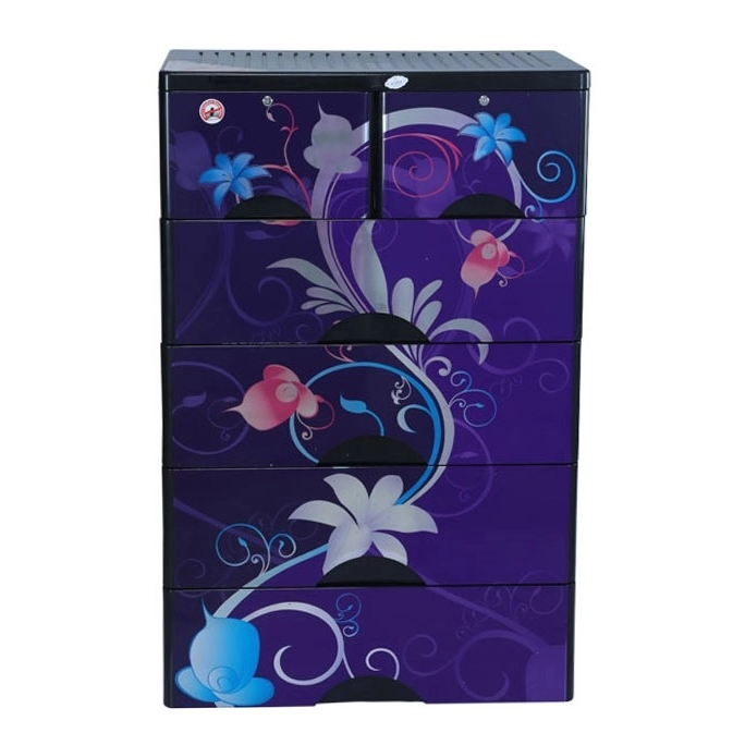 Furniture Plastic Furniture Plastic Wardrobe RFL 5D KD Elegant